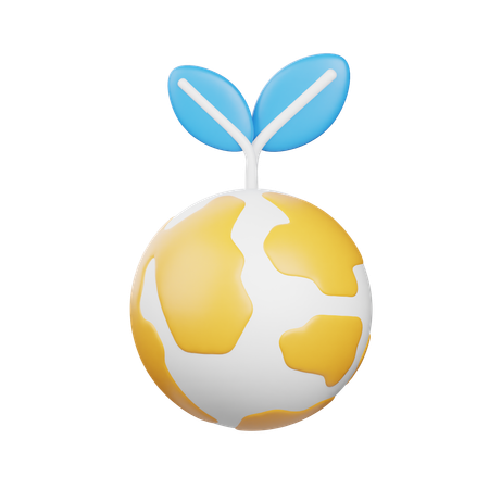 Salvar el planeta tierra  3D Icon