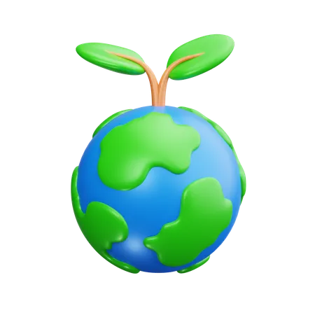 Salvar la naturaleza  3D Icon