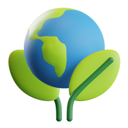 Salvar la Tierra  3D Icon