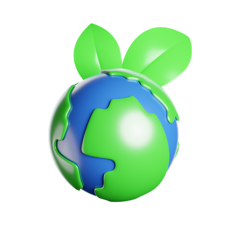Salvar la Tierra  3D Icon