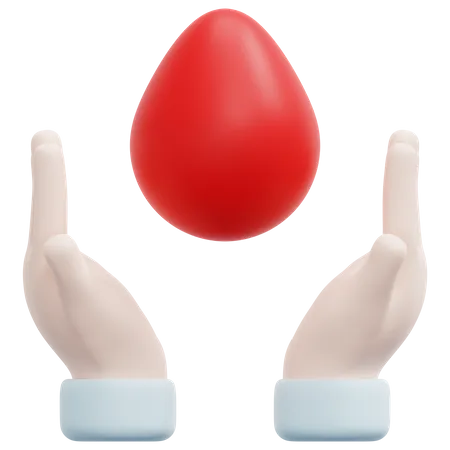 Salvar sangue  3D Icon