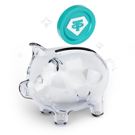 Salvar Tether  3D Icon