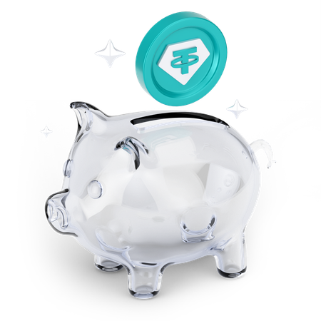 Salvar Tether  3D Icon