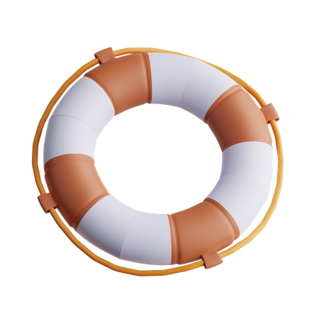 Boya salvavidas  3D Icon