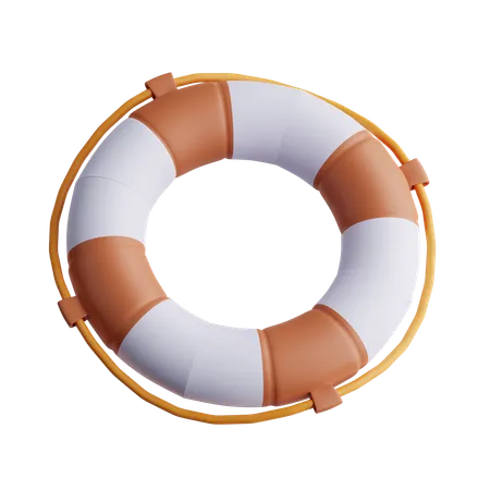 Boya salvavidas  3D Icon