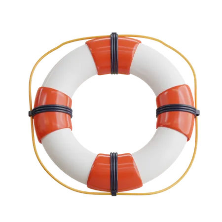 Boya salvavidas  3D Icon