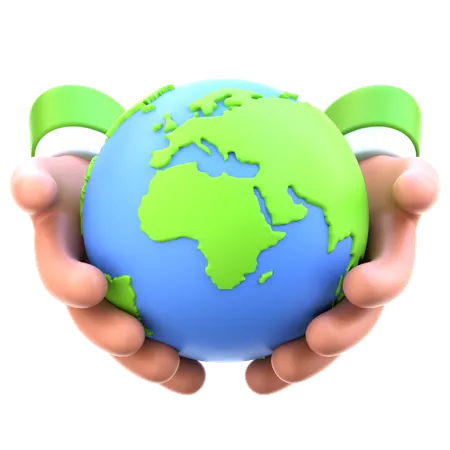 Salve a terra  3D Icon