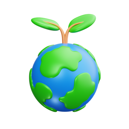 Salve a natureza  3D Icon