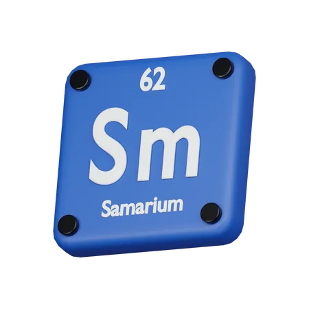 Samarium Element 3 D Icon 3D Icon