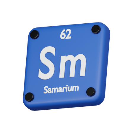 Samarium  3D Icon