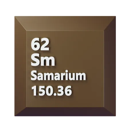 Samarium  3D Icon