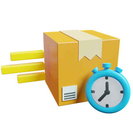 Same Day Delivery  3D Icon