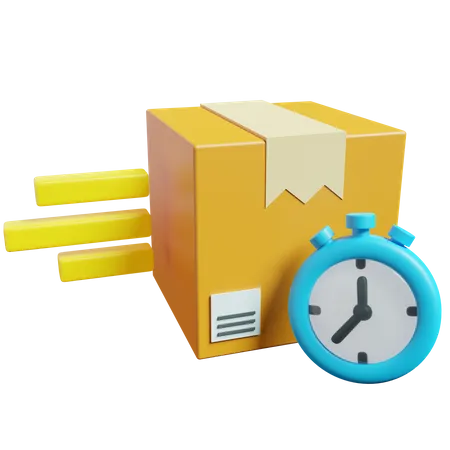 Same Day Delivery  3D Icon