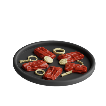 Samgyeopsal  3D Icon