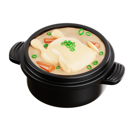 Samgyetang  3D Icon