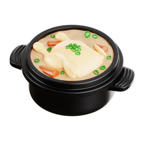 Samgyetang  3D Icon