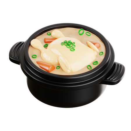 Samgyetang  3D Icon