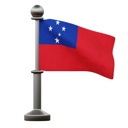 Samoa Flag  3D Icon