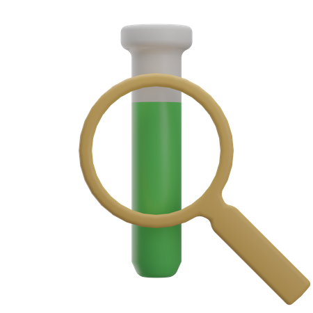 Sample Research  3D Icon