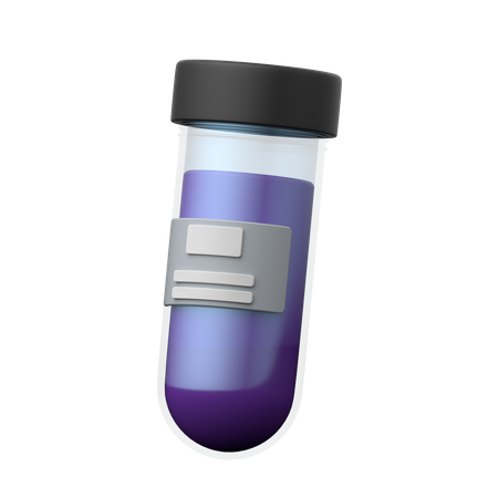Sample Tube 3D Icon