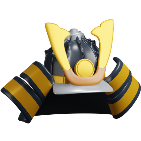 サムライハット  3D Icon