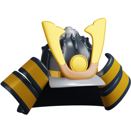 Samurai Hat  3D Icon