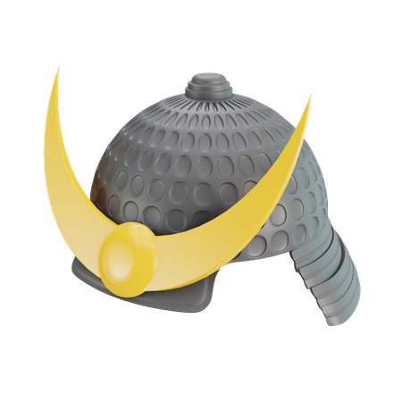 Samurai Hat  3D Icon