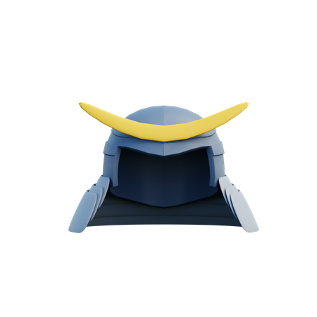 Samurai Hat  3D Illustration