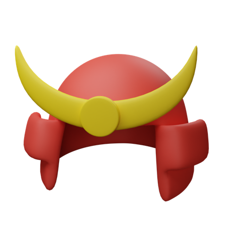 Samurai helmet  3D Icon
