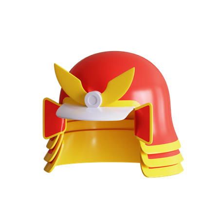 사무라이 헬멧  3D Icon