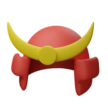 Samurai helmet  3D Icon