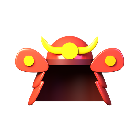 Samurai Helmet  3D Icon