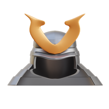 Samurai Helmet  3D Icon