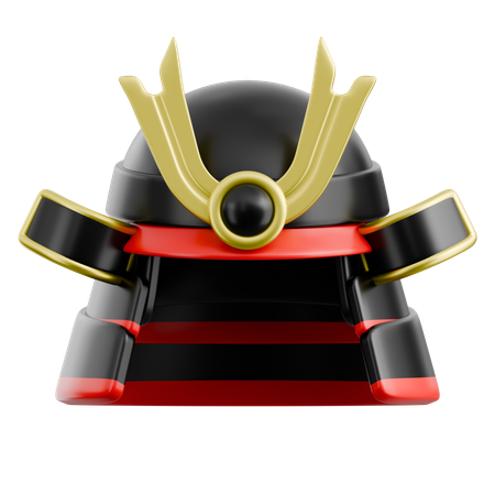 Samurai-Hut  3D Icon