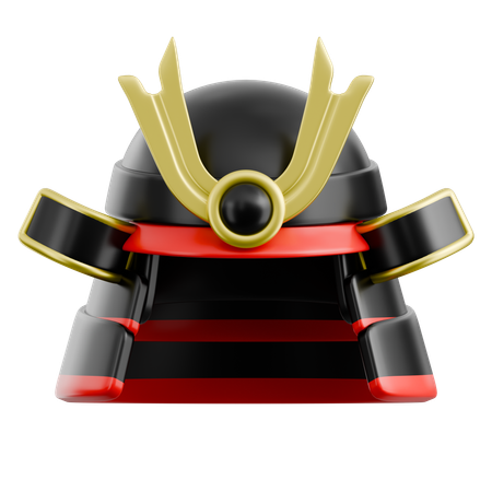 Samurai-Hut  3D Icon