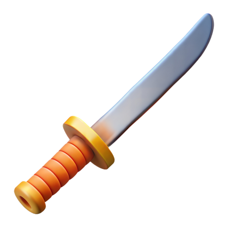 Samurai-Schwert  3D Icon