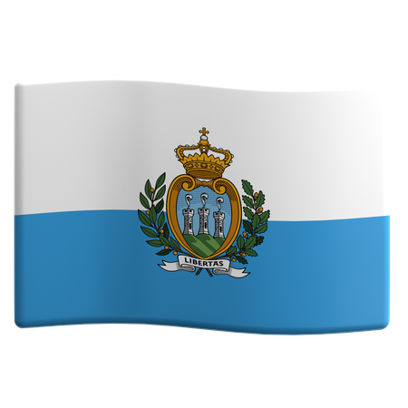 San Marino  3D Icon