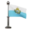 San Marino Flag