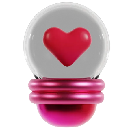 Amor iluminado de San Valentín  3D Icon