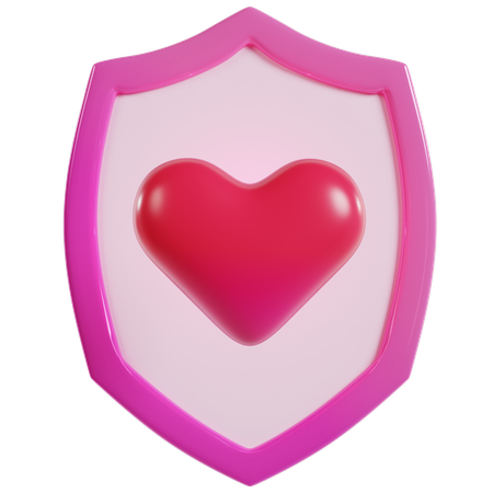 El amor protector de San Valentín  3D Icon