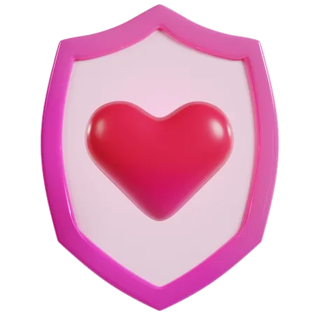 El amor protector de San Valentín  3D Icon