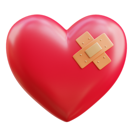 Sanar el corazon  3D Icon