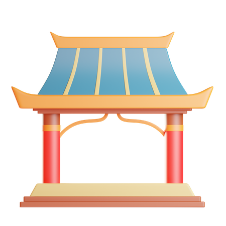 Sanctuaire chinois  3D Icon