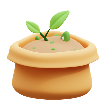 Sand Bag  3D Icon