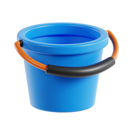 Sand Bucket  3D Icon