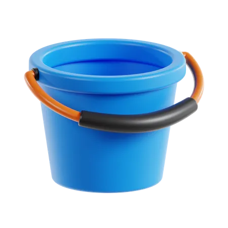 Sand Bucket  3D Icon