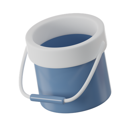 Sand Bucket  3D Icon