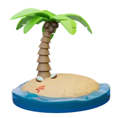 Tropical Beach 3D Icon Pack