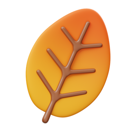 Sand Cherry Leaf  3D Icon