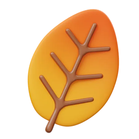 Sand Cherry Leaf  3D Icon